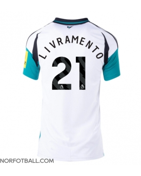 Billige Fotballdrakt Newcastle United Tino Livramento #21 Replika Bortedrakt Dame 2024-25 Kortermet